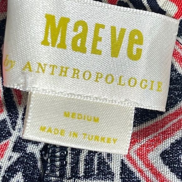 Anthropologie Maeve Rooibos Samaire Wide Leg Pull On Pants Sz M - Picture 7 of 10